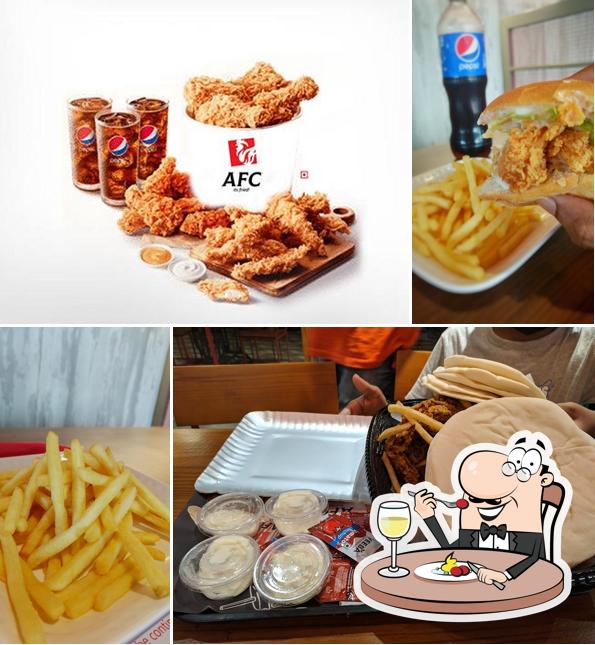 Meals at AFC its FRIED
