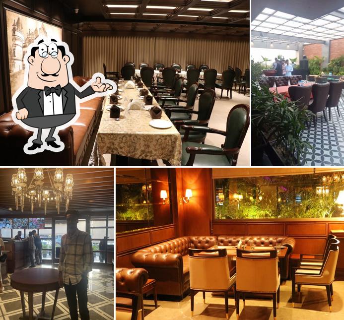 The interior of Basant Platinum, Fine Dine Restaurant