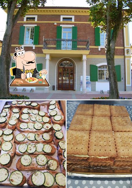 Tra le diverse cose da Forno Il Paniere si possono trovare la cibo e esterno