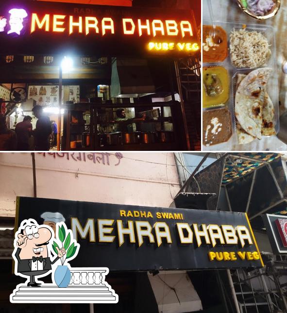 The exterior of Mehra Dhaba