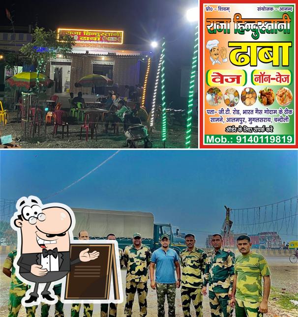The picture of RAJA HINDUSTANI DHABA’s exterior and food