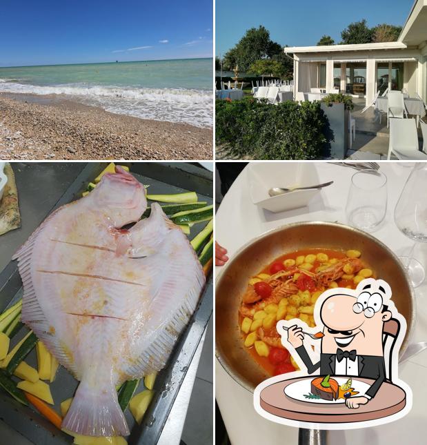 Ristorante La Rotonda serve un menu per gli amanti del pesce