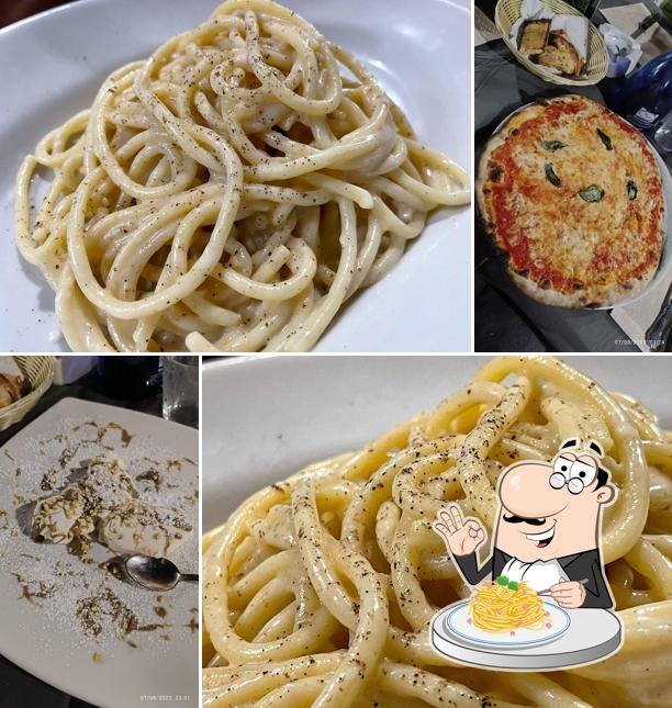 Spaghetti alla carbonara al Ristorante pizzeria Antica casa Barnekow