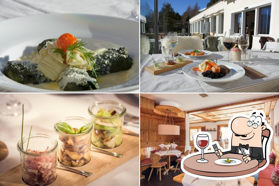 Restaurant Stüvetta St. Moritz si caratterizza per la cibo e interni