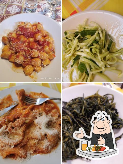 Platti al Trattoria Mario e Nella