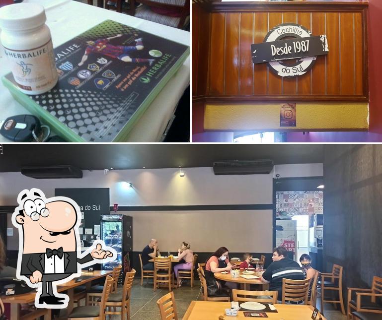 O interior do Churrascaria Cochilha do Sul