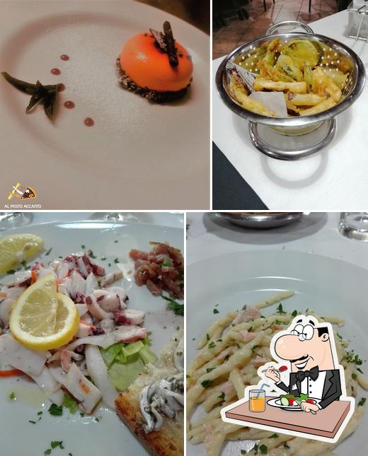 Platti al Trattoria pizzeria Al Posto Accanto