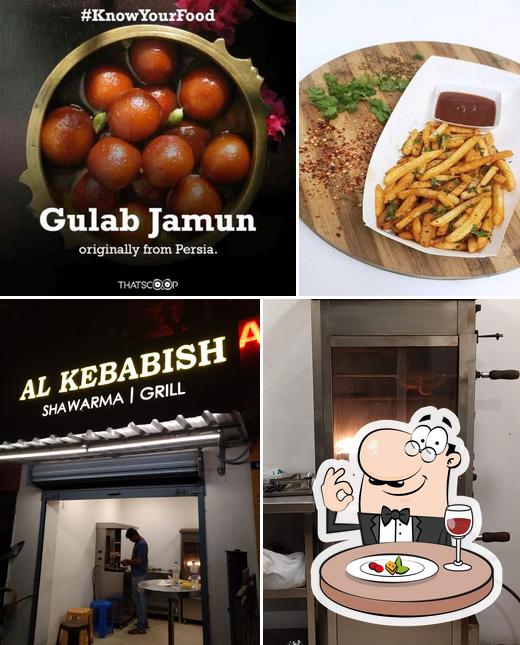 This is the picture displaying food and interior at AL- KEBABISH NUNGAMBAKKAM