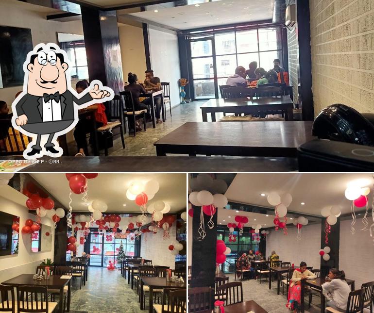 The interior of Bon Pizza