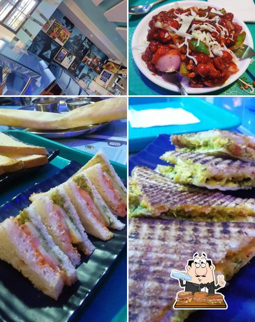 Have a sandwich at Cafe Blue