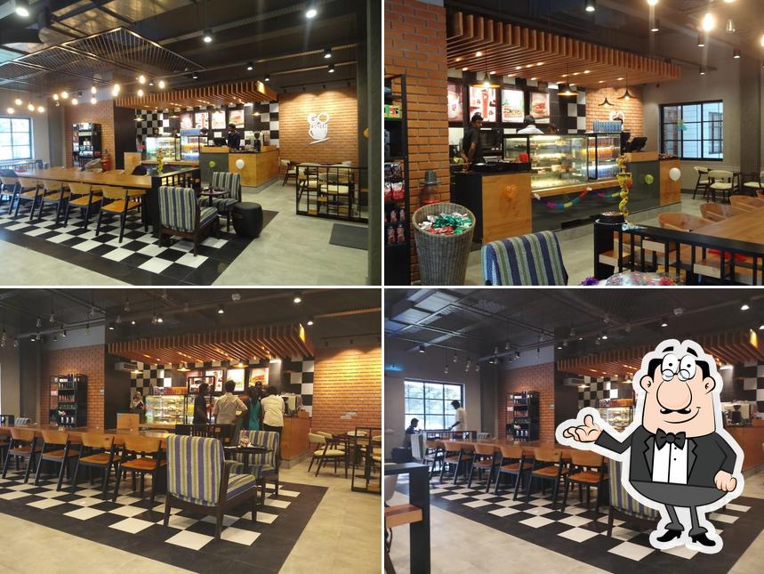 The interior of Café Coffee Day