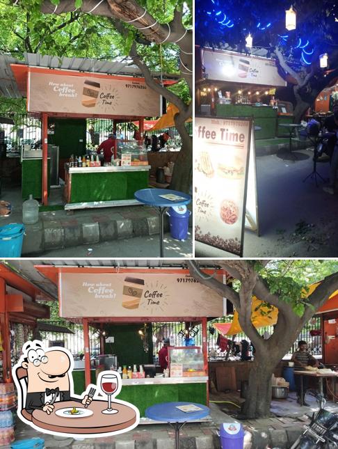 The restaurant's food and beverage
