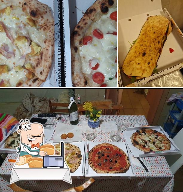 Pane all'aglio al Acqua e Farina
