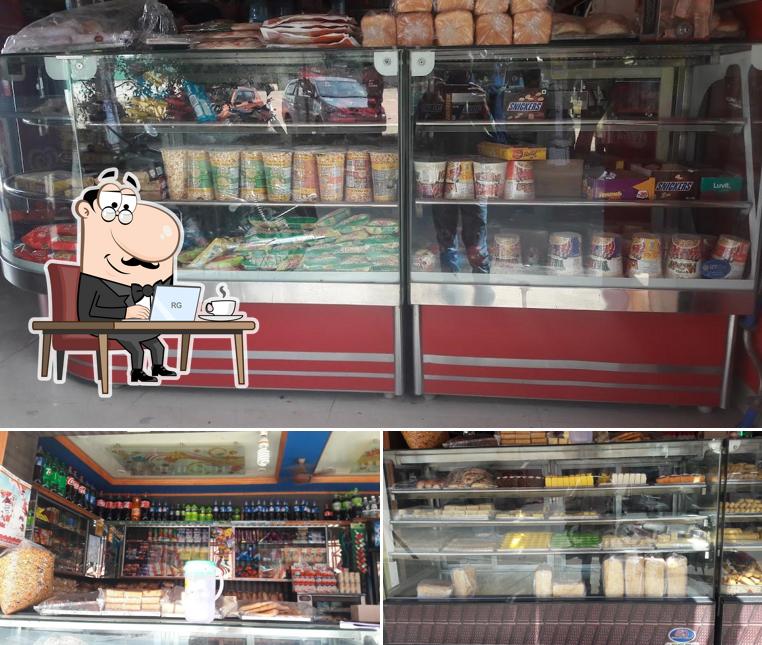 The photo of Ashraya Bakery & Sweets’s interior and food