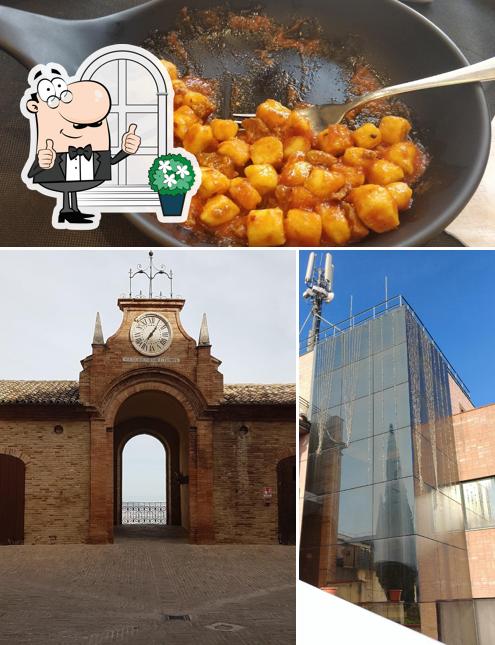 Tra le diverse cose da Hotel Tonino si possono trovare la esterno e cibo