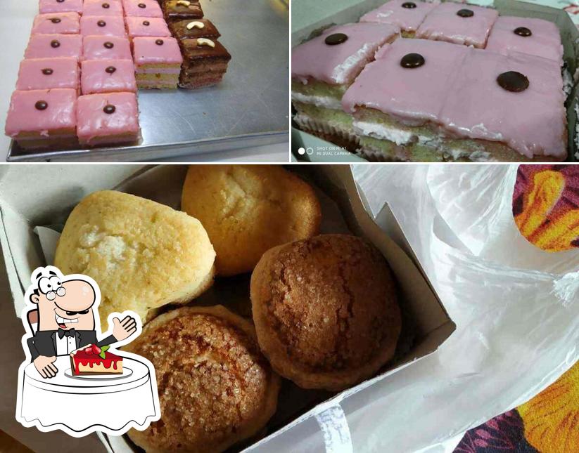 Nahoum and Sons Private Limited Confectioners serves a selection of sweet dishes