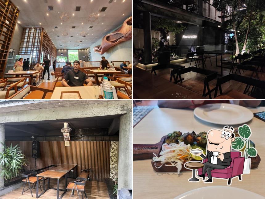 Take a seat at one of the tables at Thomson's Casa