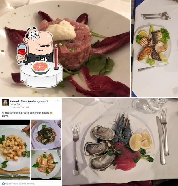 Tartare di tonno al Trattoria Mediterraneo Da Fede