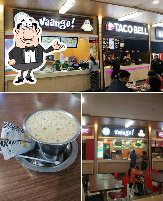 The restaurant's interior and beverage