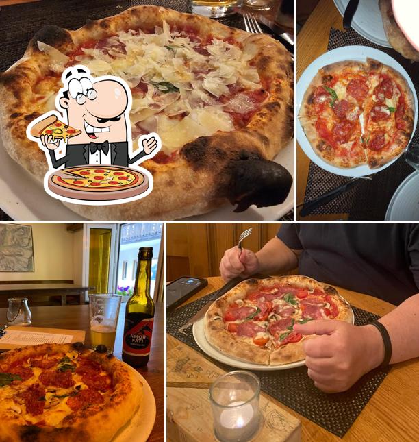 Prova una pizza a The North Wall Bar & Restaurant