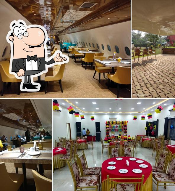 The interior of Aerodine Restaurant