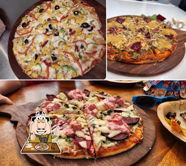 Order pizza at Funky Dory - A Fusion Café