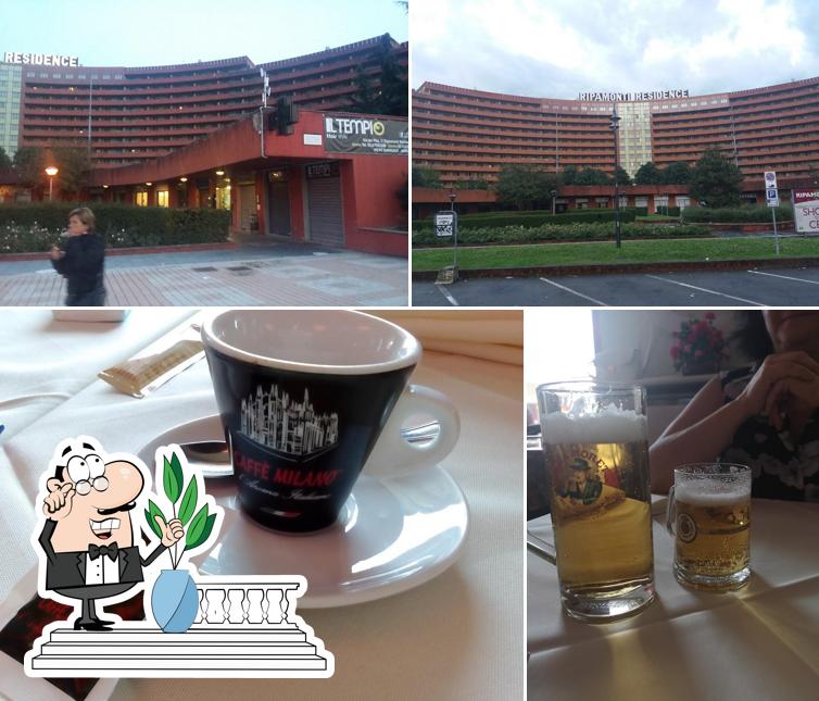 Tra le diverse cose da Ristorante La Chimera溫州中餐 si possono trovare la esterno e bevanda