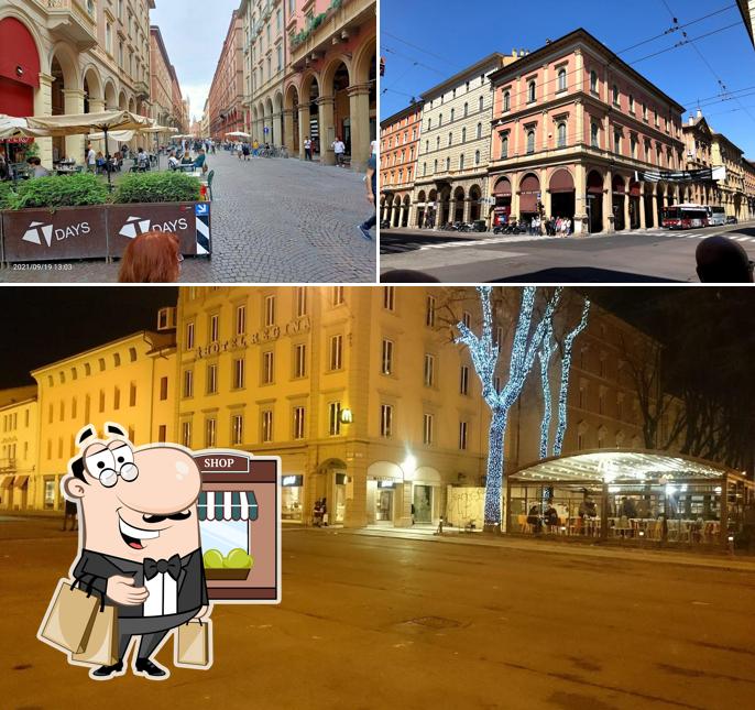 Goditi la vista dall'area esterna di McDonald's Bologna VIII Agosto