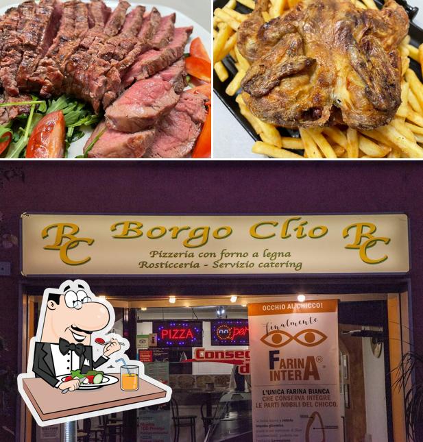 Cibo al Pizzeria Rosticceria Borgo Clio - Pizza & Food Philosophy