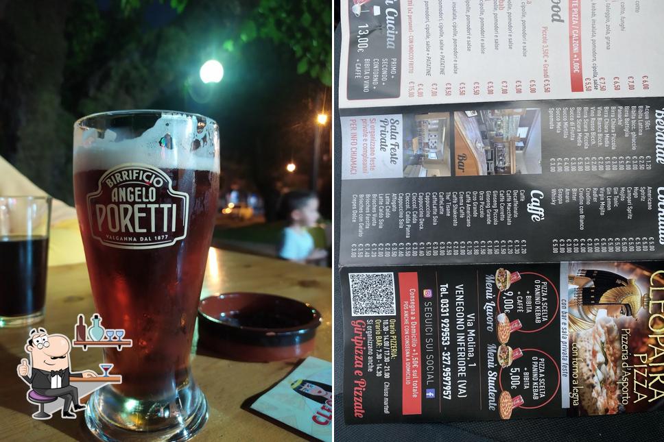 Gli interni di Pizzeria Cleopatra