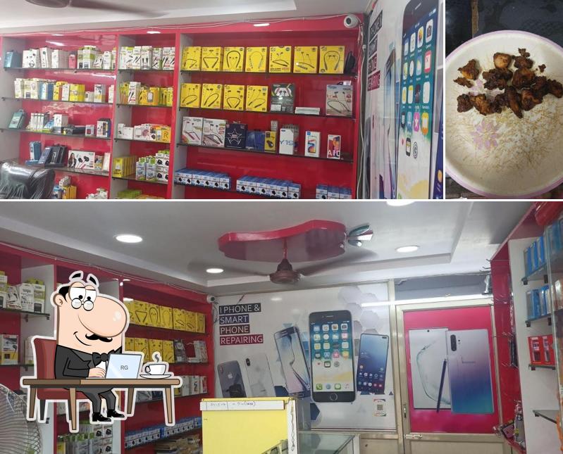 The interior of Raj Cosma Restaurant