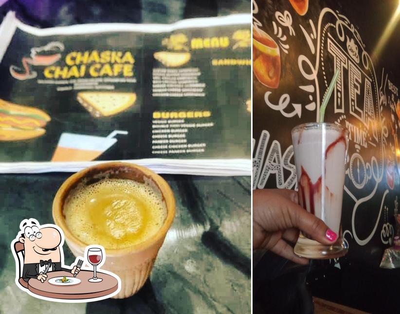 Creme brulee at Chaska Chai Cafe