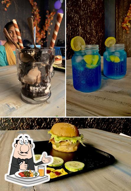 Food at Chicky Chocos Cafe