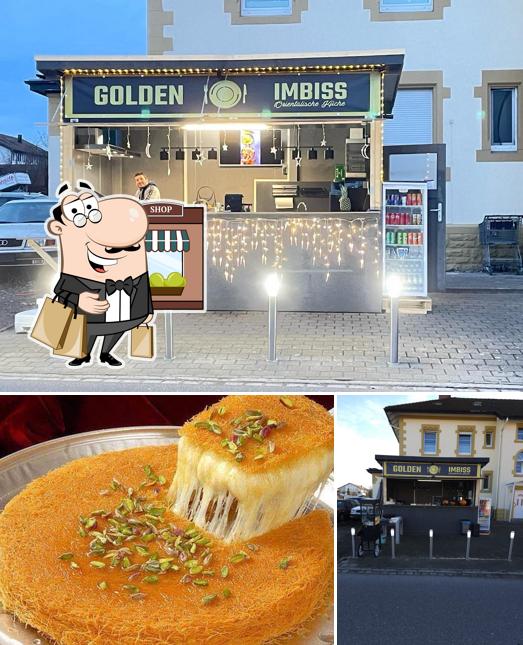 L’image de la extérieur et nourriture concernant GOLDEN IMBISS شاورما الشام