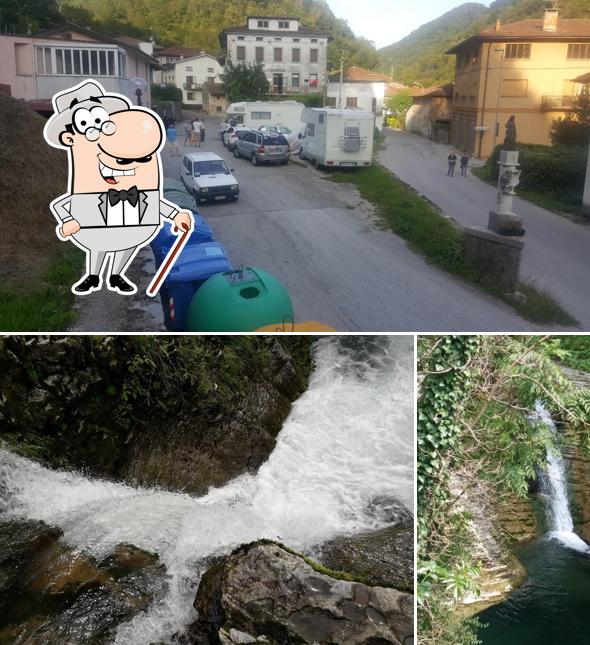 Guarda gli esterni di Trattoria Alla Cascata
