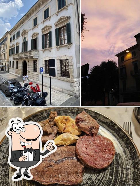 La foto della esterno e cibo di Trattoria Arco Dei Gavi