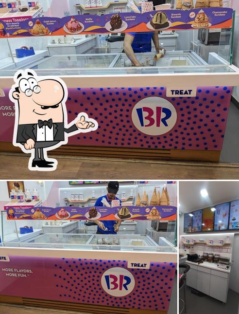 Check out how Baskin-Robbins looks inside