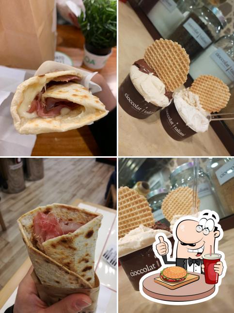 Prova un hamburger a La Piadineria