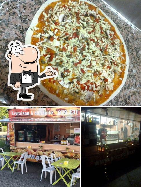 La foto della interni e pizza di Pazza Pizza
