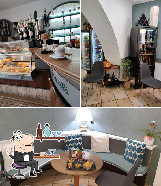 Gli interni di Bar la Fonte