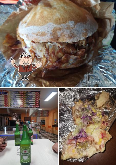 Panino con maiale stirato al Ali pizza kebab