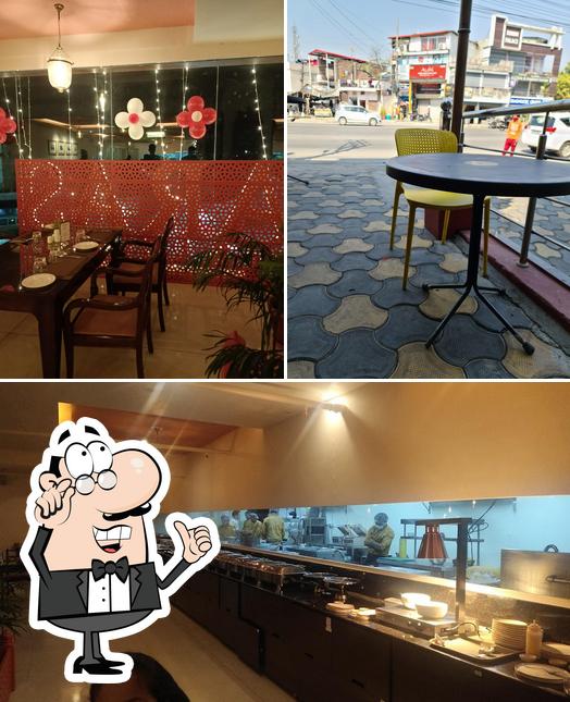 The interior of Banaras Fine Dine and Lounge