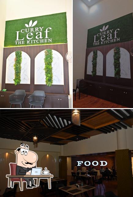 The interior of CURRY LEAF THE KITCHEN