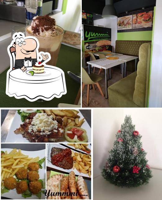 Coffee & Fast food Yummmi offre un'ampia gamma di dessert