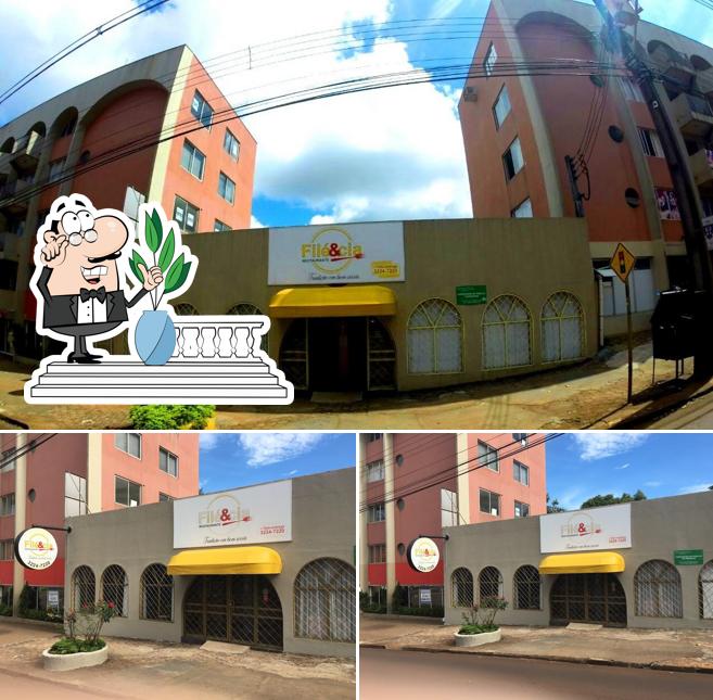 O exterior do Filé & Cia