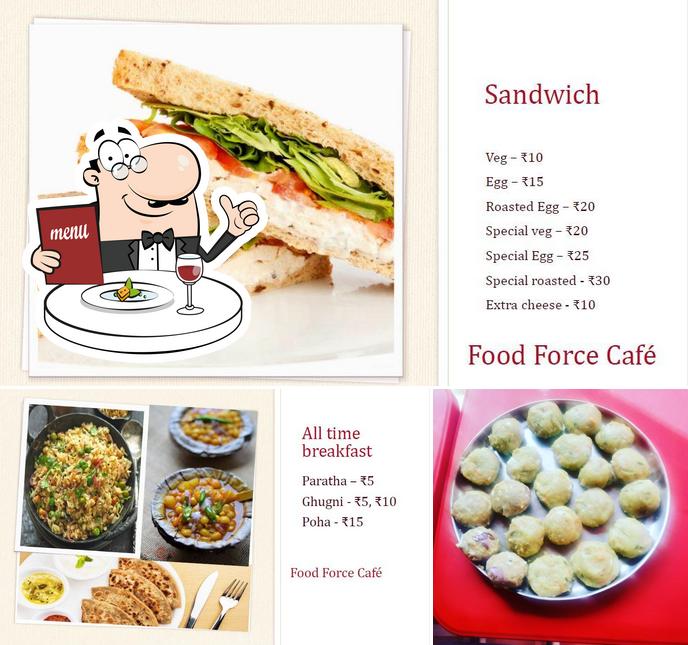Food at Food Force Cafe