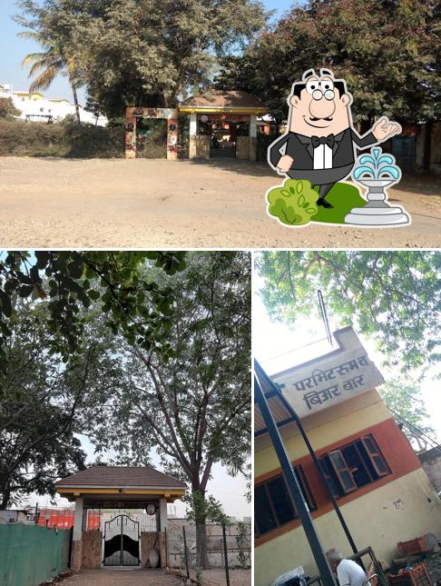 The exterior of Hotel Sayali Lawns & Resort