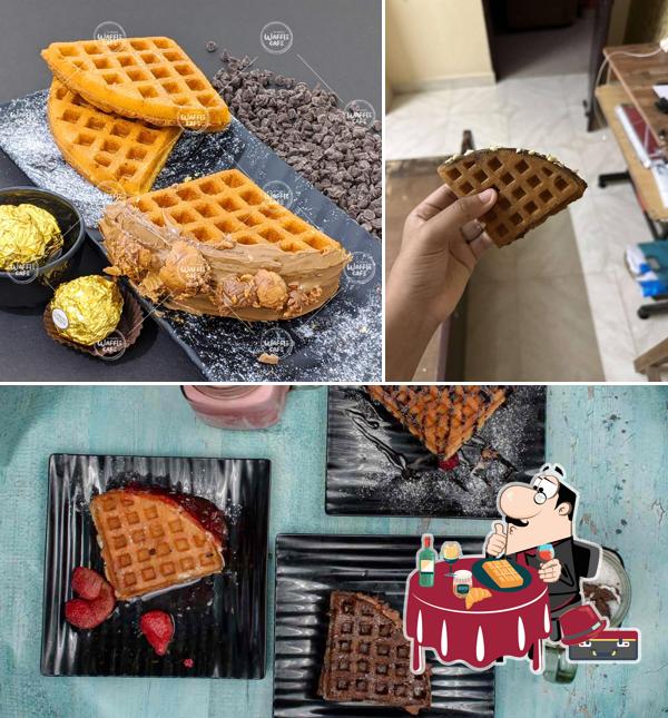 Waffles at The Belgian Waffle Cafe