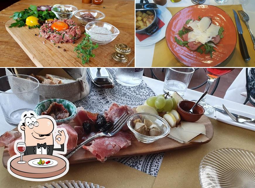 Platti al Ristorante osteria Il Bivio