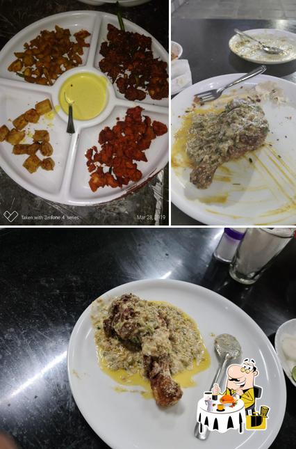 The restaurant's food and beverage